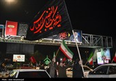 شادی مردم قم  پس از اعلام رهبری آیت الله سیدمجتبی خامنه‌ای