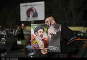 شادی مردم قم  پس از اعلام رهبری آیت الله سیدمجتبی خامنه‌ای