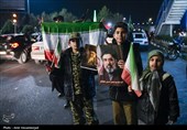شادی مردم قم  پس از اعلام رهبری آیت الله سیدمجتبی خامنه‌ای