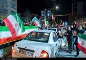 شادی مردم خرم آباد  پس از اعلام رهبری آیت الله سیدمجتبی خامنه‌ای