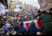 تشییع پیکر شهدای حملات آمریکایی صهیونی در تبریز