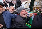 تشییع پیکر شهدای حملات آمریکایی صهیونی در تبریز