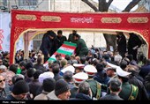 تشییع پیکر شهدای حملات آمریکایی صهیونی در تبریز