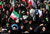 مردم غیور ایذه با حضور در خیابان‌ها حماسه ی دیگر خلق کردند+فیلم