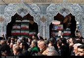 تشییع پیکر شهدای حملات آمریکایی صهیونی در قم