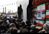 تشییع پیکر شهدای حملات آمریکایی صهیونی در قم