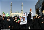 تشییع پیکر شهدای حملات آمریکایی صهیونی در قم