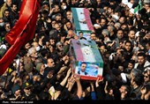 تشییع پیکر شهدای حملات آمریکایی صهیونی در قم