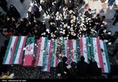 تشییع پیکر شهدای حملات آمریکایی صهیونی در قم