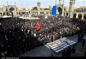 تشییع پیکر شهدای حملات آمریکایی صهیونی در قم