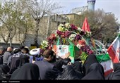 تشییع پیکر پاسدار شهید محمدباقر دژبان در شهرری برگزار شد