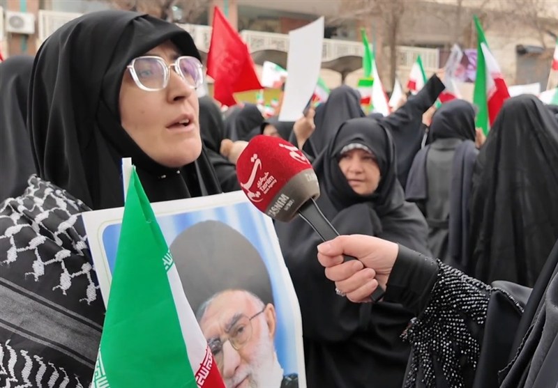 پیام بانوان زینبی تبریز به دشمنان اسلام