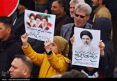 خروش اهری‌ها در لبیک به مقتدا؛ میدان شهرداری میعادگاه بصیرت