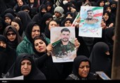 تشییع پیکر شهید وطن «مهدی یاری» در ماهدشت
