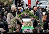 تشییع پیکر شهید وطن «مهدی یاری» در ماهدشت