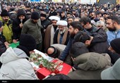 تشییع پیکر شهید وطن «مهدی یاری» در ماهدشت