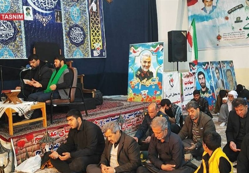 مراسم احیای شب قدر در گلزار شهدای زابل