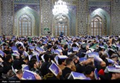 مراسم احیا شب بیست و یکم رمضان در حرم مطهر رضوی