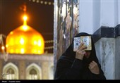 مراسم احیا شب بیست و یکم رمضان در حرم مطهر رضوی