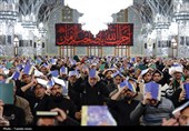 مراسم احیا شب بیست و یکم رمضان در حرم مطهر رضوی