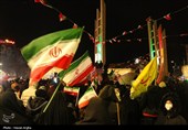 اجتماع زنجانی ها در شب شهادت حضرت علی(ع) در میدان انقلاب