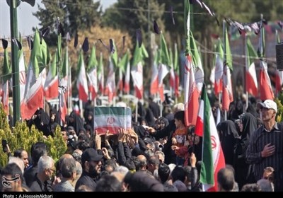 Iranians Bid Farewell to Martyred Commanders
