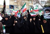 تجمع مهاجرین ملل اسلامی در محکومیت شهادت رهبر انقلاب در مشهد