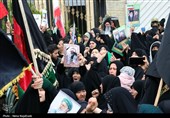 تجمع مهاجرین ملل اسلامی در محکومیت شهادت رهبر انقلاب در مشهد