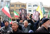تجمع مهاجرین ملل اسلامی در محکومیت شهادت رهبر انقلاب در مشهد