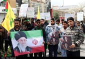 تجمع مهاجرین ملل اسلامی در محکومیت شهادت رهبر انقلاب در مشهد