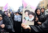 تجمع مهاجرین ملل اسلامی در محکومیت شهادت رهبر انقلاب در مشهد
