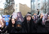 تجمع مهاجرین ملل اسلامی در محکومیت شهادت رهبر انقلاب در مشهد