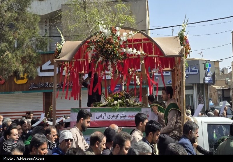 کاشان , اخبار کاشان , تشییع شهدا , تشییع , شهدای مدافع وطن , 