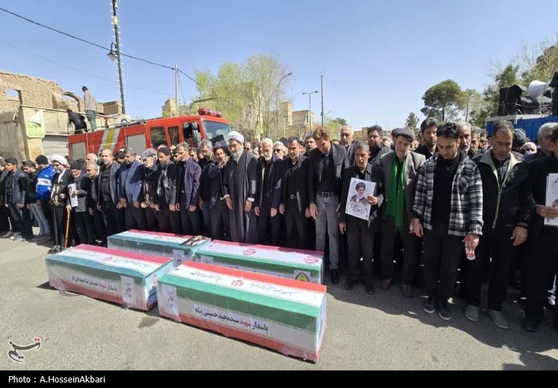 کاشان , اخبار کاشان , تشییع شهدا , تشییع , شهدای مدافع وطن , 