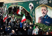 تشییع فرماندهان شهید و شهدای جنگ رمضان