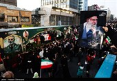تشییع فرماندهان شهید و شهدای جنگ رمضان