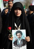تشییع فرماندهان شهید و شهدای جنگ رمضان