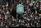 تشییع فرماندهان شهید و شهدای جنگ رمضان