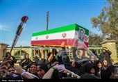 تشییع پیکر شهید مدافع وطن شهید محمدرضا نجف پور - اهواز