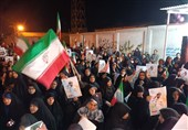 تشییع نمادین شهید ناوچه آسمانی دنا