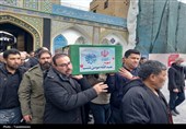 تشییع پیکر هشت شهید جنگ رمضان در شهرری