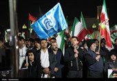 خروش ورزشکاران و جوانان یزد در حمایت از نیروهای مسلح