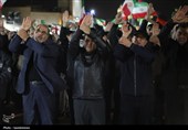 خروش ورزشکاران و جوانان یزد در حمایت از نیروهای مسلح