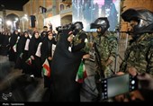 خروش ورزشکاران و جوانان یزد در حمایت از نیروهای مسلح