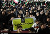 خروش ورزشکاران و جوانان یزد در حمایت از نیروهای مسلح