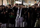 خروش ورزشکاران و جوانان یزد در حمایت از نیروهای مسلح