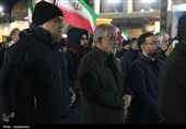 خروش ورزشکاران و جوانان یزد در حمایت از نیروهای مسلح