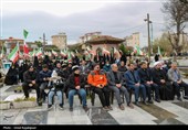 گلباران قبور شهدا و گرامیداشت شهدای جنگ رمضان در رودسر