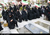 گلباران قبور شهدا و گرامیداشت شهدای جنگ رمضان در رودسر