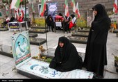 گلباران قبور شهدا و گرامیداشت شهدای جنگ رمضان در رودسر